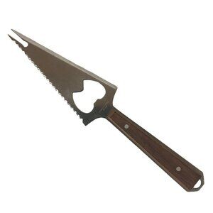 Multifunction Cheese Knife Bottle Opener Piercing Tip Stainless Steel Blade
